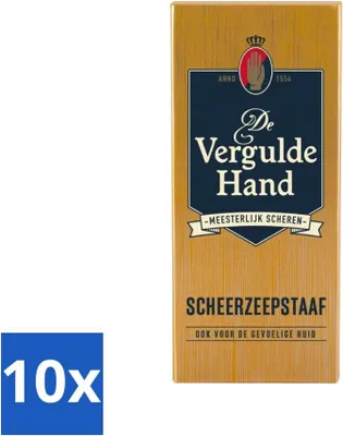Zdjęcie produktu dla Mydło do golenia "Pozłacana dłoń" 75 g - Value pack - 10 sztuk