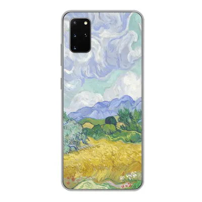 Produktbild von MuchoWow® Handyhülle Schutzhülle Hülle für Samsung Galaxy S20 Plus Weizenfeld mit Zypressen - Vincent van Gogh Silikon Softcase Handy Hülle - Hartschale
