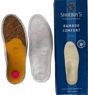 Produktbild von BAMBOO COMFORT Fußbett Shoeboys orthopädische Einlage Sohlen Gr. 36