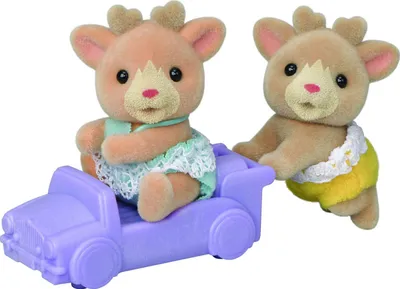 Immagine prodotto di Sylvanian Families Rentier Zwillinge, Spielfiguren, Figuren, Spielzeug, Kinder, 5693