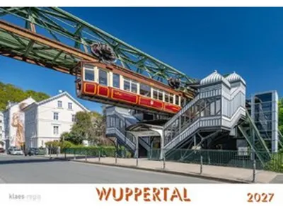 Obrázok produktu pre Obrázkový kalendár Wuppertal 2026 A4 so špirálovou väzbou