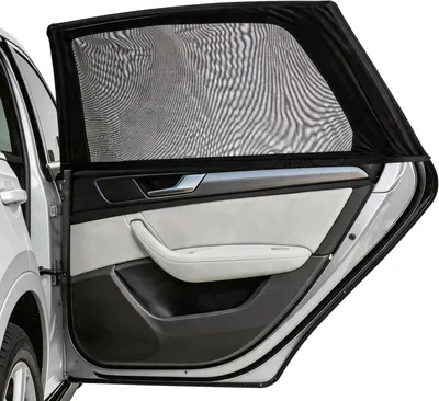 Produktbild von Auto Sonnenschutz 2 Stück, UV-Schutz, Heckscheibe, atmungsaktives Mesh, für Kindersitz