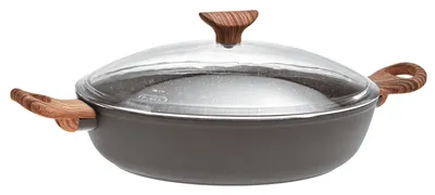 Imagen del producto de Sambonet Rock'N'Rose Aluminium schwarz Pfanne 2Griffe 28 mD S0163-S00565-S2046 51035-78