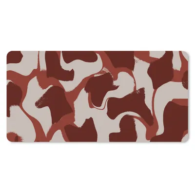 Produktbild von MuchoWow® Mauspad Mousepad Abstrakt - Braun - Farben - Pastell 60x30 cm - Mousepads - Maus Mat - Pad - Mausunterlage - Nachhaltig