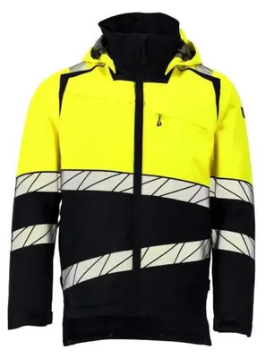 Produktbild von MASCOT® Winterjacke mit CLIMASCOT®-Futter Größe M, schwarz/hi-vis gelb