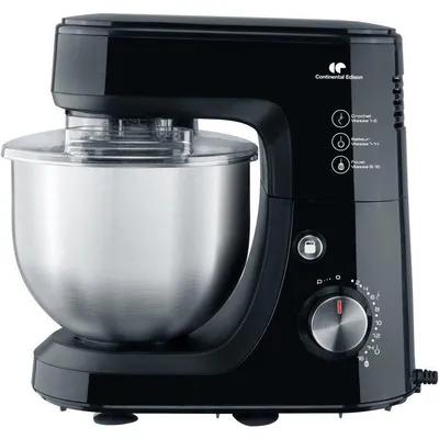 Image de Robot ménager CONTINENTAL EDISON CERP800B2, 800 W, 4,3 L, 10 vitesses + fonction pulse, noir
