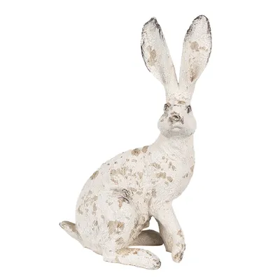 Produktbild von Clayre & Eef Figur Kaninchen 26 cm Beige Polyresin