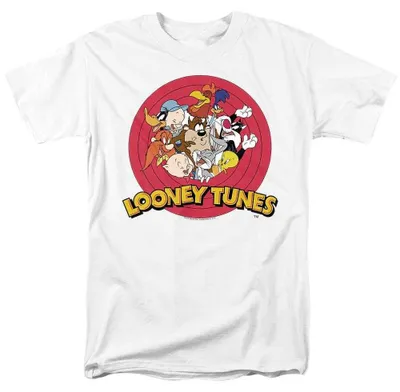 Productafbeelding van Looney Tunes - T-shirt voor heren/dames, uni model, TV36717 (maat S) (wit)