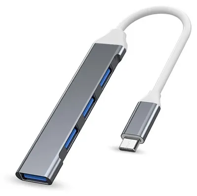 Obrázok produktu pre USB-C 3.0 adaptér/rozbočovač 4 v 1: 1 port USB 3.0 a 3 porty USB 2.0