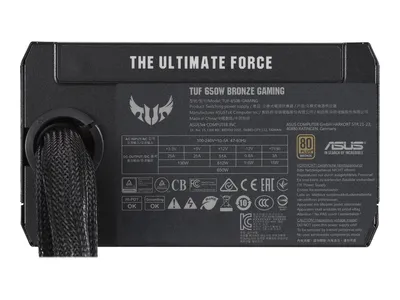 Immagine prodotto di Asus Tuf-Gaming-650B - 650 W - 100 - 240 V - 25 A - 130 W - 612 W - 130 W