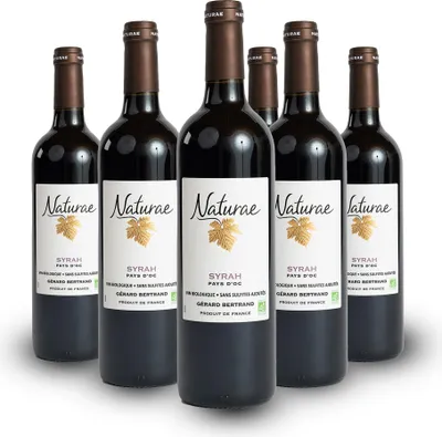 Image de Naturae Syrah 2024 75cl vin rougevegan sans sulfites Lot 6 Bouteilles