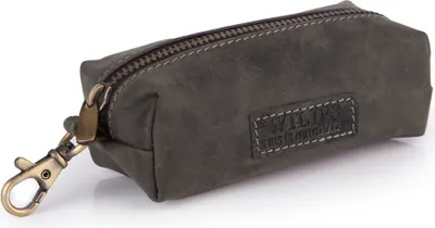 Zdjęcie produktu dla Skórzane etui na klucze pokrowiec skóra naturalna w stylu vintage retro czarne