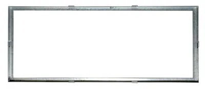Produktbild von WOLFA 100x40x2cm Winkelrahmen Zarge Stahl verzinkt Rahmen für Fußabstreifer