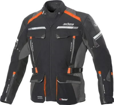 Produktbild von Büse Highland II Textiljacke schwarz / orange 50