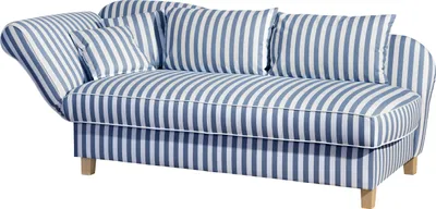 Produktbild von Max Winzer Recamiere mit Armteil links klappbar Selma - Flachgewebe blau - Maße: 190 / 210 x 88 x 82 cm