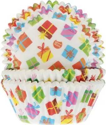 Produktbild von 50 Muffinförmchen Geschenke