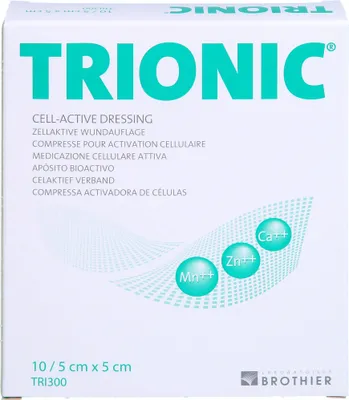 Produktbild von TRIONIC Wundauflage 5x5cm, 10 St KOM