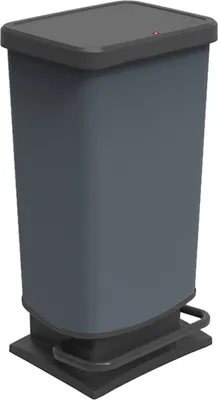 Produktbild von Rotho Abfalleimer 40 L Paso - Treteimer Geruchsdicht - Abfallbehälter 35,3 x 29,5 x 67,6 cm - Mülleimer mit Softclose - Tretabfalleimer