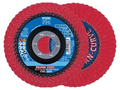 Produktbild von PFERD 67689036, 11,5 cm, 2,22 cm, 13300 RPM, 60 g, 10 Stück(e)
