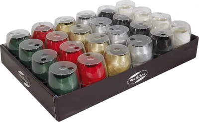 Zdjęcie produktu dla Wstążka prezentowa Clairefontaine Christmas 10mx7mm asortyment 24Sp
