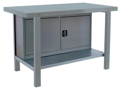 Image de Etabli Simonwork Bt6 Pro Metal Cabinet 1800 Gris Gris 830x1800x730 - Simonrack