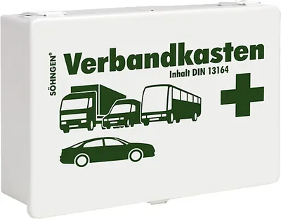 Produktbild von KFZ-Verbandkasten ST weiss mit Füllung Standard DIN 13164 | Packung (1 Stück)