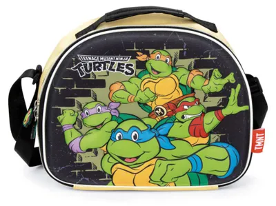 Image de Sac à Lunch Isotherme 3D - Les Tortues Ninja - 26x21x11 cm