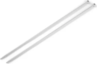 Produktbild von Stricknadeln Aluminium gerade 35cm Stärke 2-10 mm 1 Paar