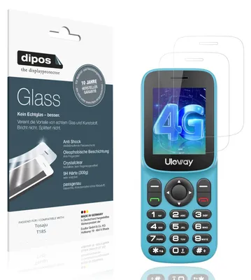 Image de 2x Protection ecrán pour Tosaju T185 Verre souple Film Protecteur 9H dipos