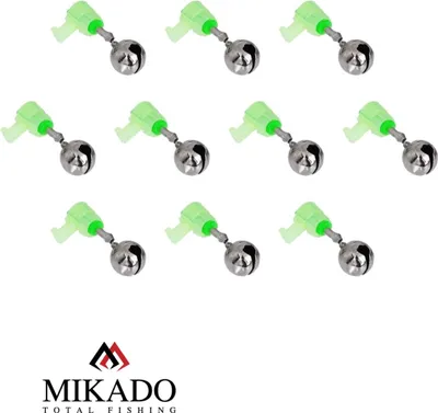 Produktbild von MIKADO 10 x Aalglöckchen mit Knicklichthalter Bissanzeiger Größe S / Ø 14mm