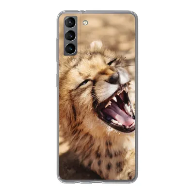 Produktbild von MuchoWow® Handyhülle Schutzhülle Hülle für Samsung Galaxy S21 Plus Gepard - Tier - Nahaufnahme Silikon Softcase Handy Hülle - Handy-Tasche