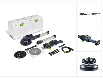 Productafbeelding van Festool LHS 2 225 EQI-Plus langnek schuurmachine PLANEX 400 W 225 mm ( 575990 ) Borstelloos + accessoires + Systainer SYS3 XXL