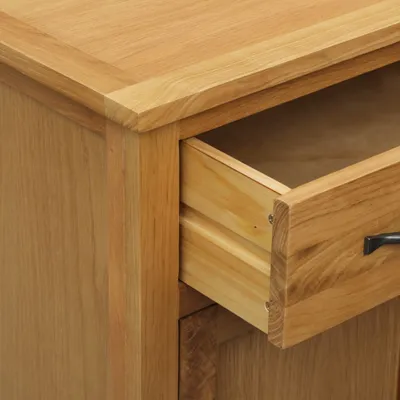 Image de vidaXL Armoire à chaussures 76 x 37 x 105 cm Chêne massif