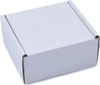 Image de Carton découpé Boîte en carton 80 x 80 x 40 mm F427 Blanc Taille XS