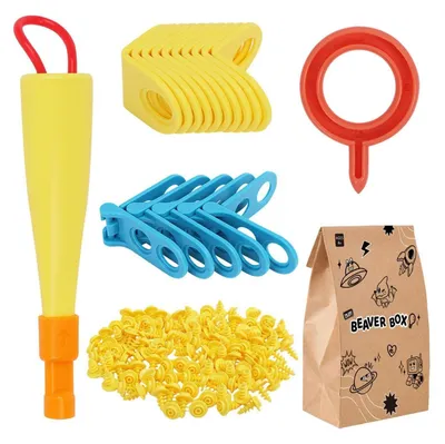 Produktbild von Karton-Baukasten mit Werkzeugen für Kinder 107 Teile 3D Bastelset ab 3 Jahren
