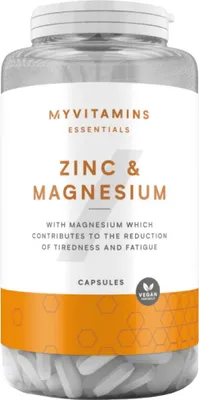 Produktbild von MyProtein MyVitamins Zinc and Magnesium 270 Kapseln / ZMA / Wichtige Mineralien Zink und Magnesium, angereichert mit Vitamin B6 und Kupfer