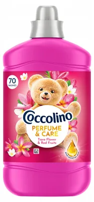 Produktbild von Coccolino Perfume & Care Tiare Flower & Red Fruits Weichspüler 1610ml 70 Wäschen