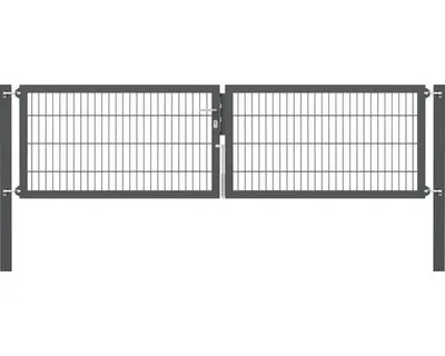 Obrázek produktu pro Alberts 637156 Doppeltor Flexo Plus mit Zubehör, anthrazit, Breite 300 cm, Höhe 80 cm