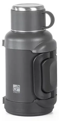 Yitriden Thermos da 2 l, in acciaio inox, a doppia parete, isolamento sottovuoto, di alta qualità, per caffè, latte, tè, bevande