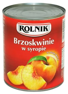 Zdjęcie produktu dla Rolnik Brzoskwinie w Syropie 820 g