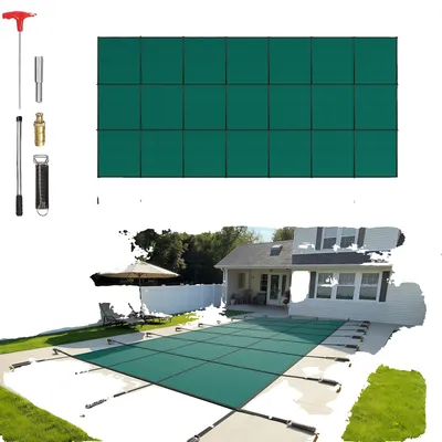 Image de VEVOR Bâche de piscine PE Bâche de protection pour piscine Bâche d'hivernage 5,5 x 11.6 m