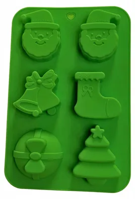 Produktbild von Gift Home Silikonform Nikolausfiguren Kerzen Seifen 6er Set