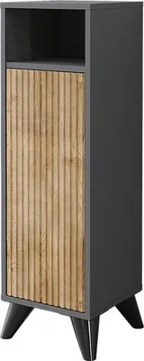 Obrázek produktu pro Midi skříňka Vicco Leano Antracit/horský dub 30 x 97 cm s dveřmi, Model 52127