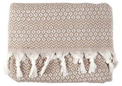 Produktbild von Decke 100% Baumwolle - Wendedecke - Sofadecke - Sesselüberwurf - Sommerdecke - 200 x 230 cm - Hautfreundlich