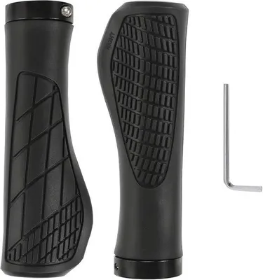 Productafbeelding van Famanu set van 2 stuurhandvatten voor fietsen, antislip, 22 mm, geschikt voor mountainbikes, trekkingfietsen en racefietsen