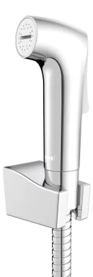 Bidetset mit Handbrause, Sparbrause, 120 cm Schlauch, chrom