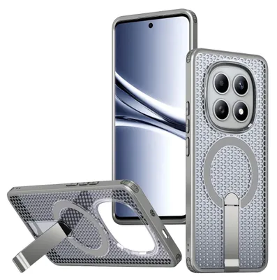 Produktbild von MagSafe Handy Hülle für Xiaomi Redmi Note 15 4G / 5G kühlendes Cover Grau