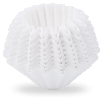 Kaffeefilter 155 mm, 100 Stück, weiß, für Kaffeemaschinen