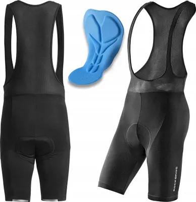 Image de Rockbros Rk2002L Short Bike Shorts with Braces with L Insert - Noir