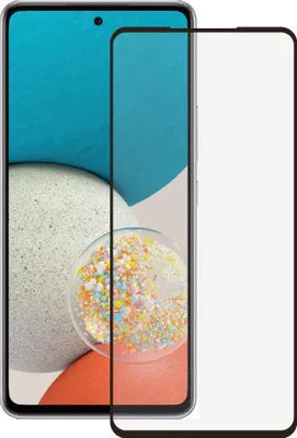 Produktbild von ViVanco™Full, Samsung, Galaxy A53, Schmutzabweisend, Kratzresistent, Splitterfrei, Schwarz, Transparent, 1 Stück(e)